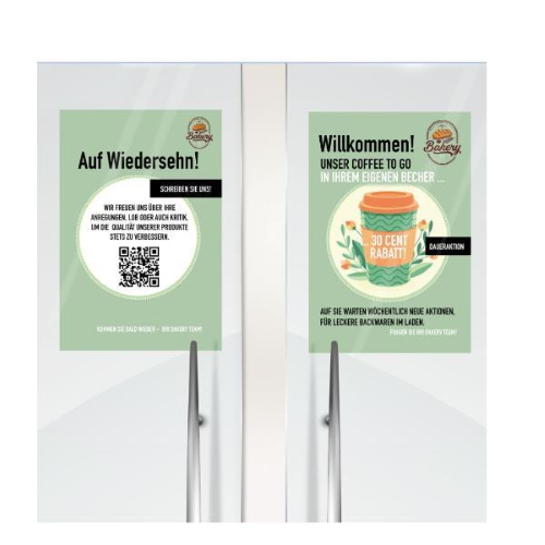 Adesivi per finestre in carta con pellicola 210x148mm 1adesivo/fg laser Avery